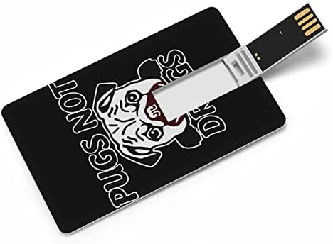 PUGS NOT-SHORGS כרטיס USB 2.0 כונן הבזק 32G/64G תבנית מודפסת מצחיקה