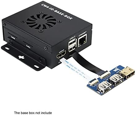 מתאם HDMI של USB עבור Waveshare CM4-IO-Base, התאמת מחבר FFC למחבר סטנדרטי כ- DHMI ו- USB 2.0