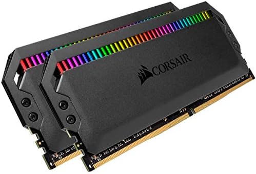 Corsair Dominator Platinum RGB 16GB DDR4 4000MHz C18 AMD זיכרון שולחן עבודה מיטוב בשחור שחור שחור