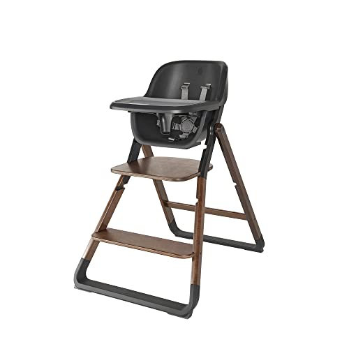ארגובבי התפתח כיסא גבוה 3 ב -1 וצרור שרפרף עוזר למטבח, עץ כהה