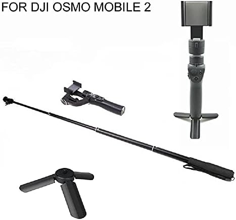 ערכת מוט טלסקופית של מונופוד Tropod +סרגל סרגל מוט טלסקופי סט עבור GoPro 6 עבור DJI Osmo 2 עבור Feiyu עבור Vimble 2
