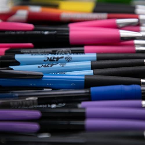 עמדות ידיים - עטים כדוריים - מגוון עטים מודפסים לא נכון עם אחיזה ארגונומית-עטים בלחיצה, עטים נשלפים ועוד-מארז 500