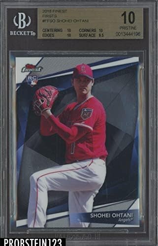 2018 Topps Finest Firsts Shohei Ohtani Angel