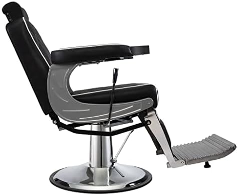 N/A שכיבה כיסא ספר כסא הסלון הידראולי עם דפוס יהלום - שחור+כסף