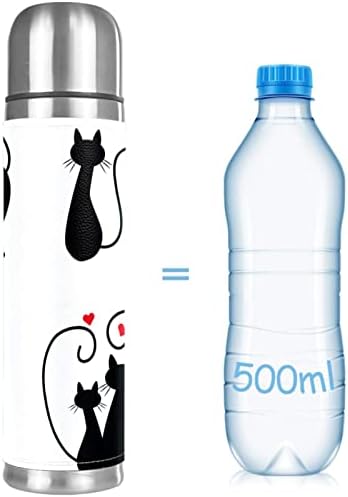 בקבוק ואקום נירוסטה, חתולים- צלליות מודפסות