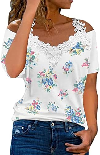 קצר שרוול רגוע טרנדי מקרית חולצות לנשים קיץ בתוספת גודל כיכר צוואר חולצות פסים קל משקל