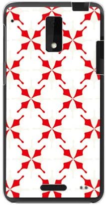 עור שני Mhak Sun White X Red / for HTC J ISW13HT / AU AHTJ13-PCCL-298-Y378