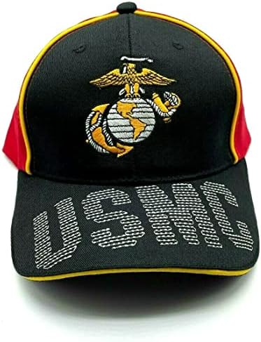 כובע חיל הנחתים האמריקאי מורשה רשמית כובע מתכוונן רקום