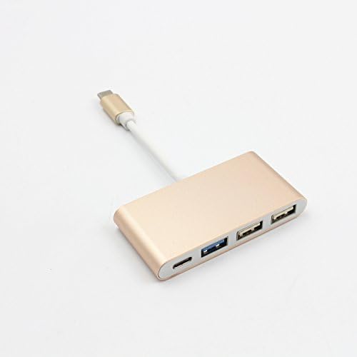 Morjava Type C מתאם רכזת USB -C 4-in-1 עם יציאות USB 3.0 עבור Apple MacBook 12 חדש /MacBook Pro 13 15 15 מכשירי Pixel
