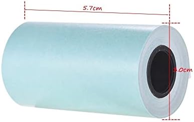 ZHUHW 30 גלילים נייר תרמי עם גליל נייר מדבקה להדבקה עצמית ישיר 57 * 30 ממ לפריפג 'A6 כיס PAPERANG P1/P2