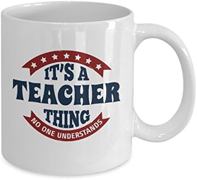 ספל קפה עם אמרות מצחיקות - זה דבר מורה שאף אחד לא מבין - מתנה למורה