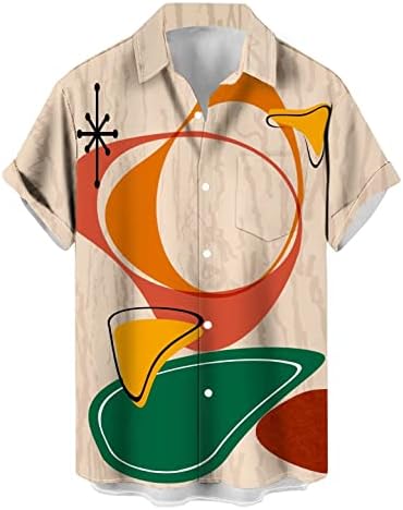 מי בחולצות גרפיות של גברים חנות כפתור שרוול קצר במעלה חולצות גרפיטי בהוואי