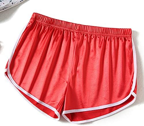 מכנסיים קצרים של ווקאצ'י לנשים, 2022 טרקלין לנשים המריצות מכנסיים קצרים מותניים אלסטיים מכנסיים אתלטים קצרים קיץ מכנסיים