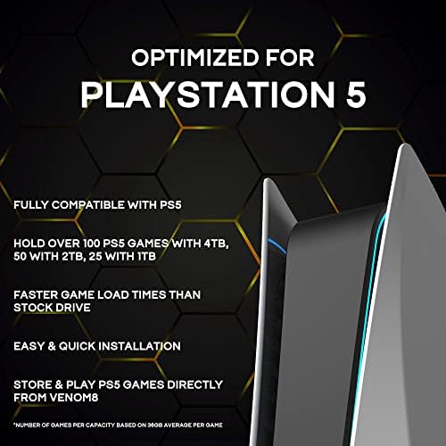 Fantom מניע ערכת שדרוג כונן קשיח 2TB עבור Sony PlayStation 4, PS4 Slim ו- PS4 Pro