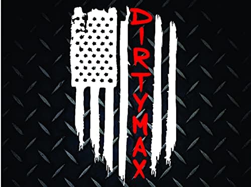 מדבקות מדבקות דגל אמריקאי של DirtyMax Duramax.