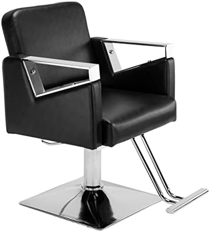 N/a יופי כיסא שיער שיער ספר ספר ספר כסא קלאסי של הכיסא האחורי ציוד יופי סלון שחור