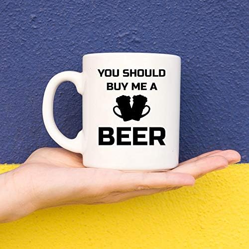 כוס בירה בירה ספל בירה - כדאי לקנות לי בירה - כוסות אלכוהול אלכוהול מצחיק מאלט שותה כוסות ספלים לבנים שיכורים