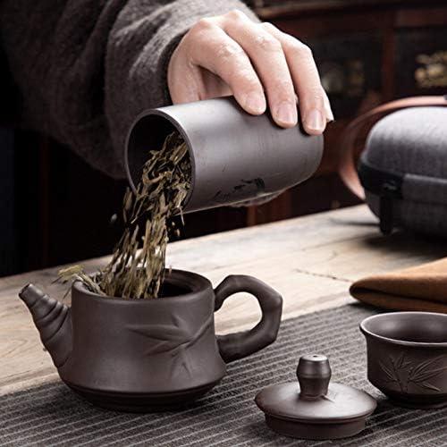Twdyc קרמיקה קומקום קומקום קומקום גאיוואן כוס תה קרמיקה סינית לסיר תה סיני תה ניידים. כלי שתייה