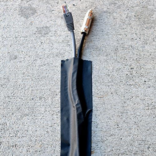 קלטת קינג גאפרס קלטת - 2 אינץ 'x 30 מטר לגליל - בד משחור מט - דבק גומי עלים ללא שאריות - כבלים מאובטחים לשלבים - נהדר להופעות