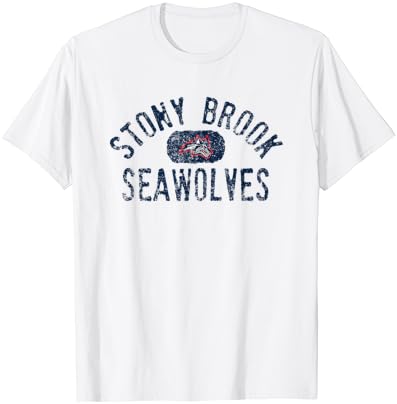 Stony Brook Seawolves וינטג 'חולצת טריקו בשבוע טוב