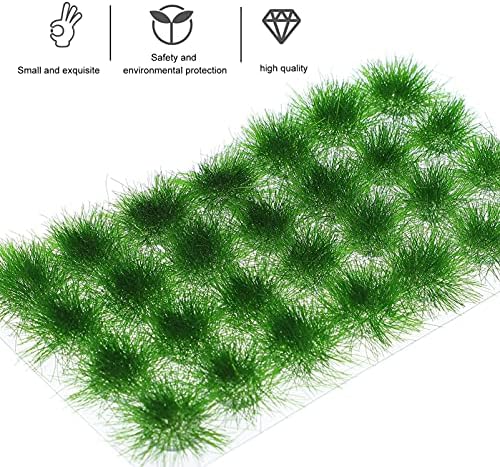 יארדווה ירוק דקור 1 תיבת דגם סטטי דשא ציצת רכבת מלאכותי דשא מיניאטורי משחקי מלחמה פריסה נוף שטח קישוט עבור חול שולחן