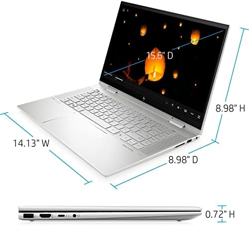 2022 כ ס קנאה איקס360 מחשב נייד 2 ב-1 / 15.6 אינץ' מסך מגע של שב ס 400 ניטים / אינטל ארבע ליבות איי5-1135 גרם7 / איריס