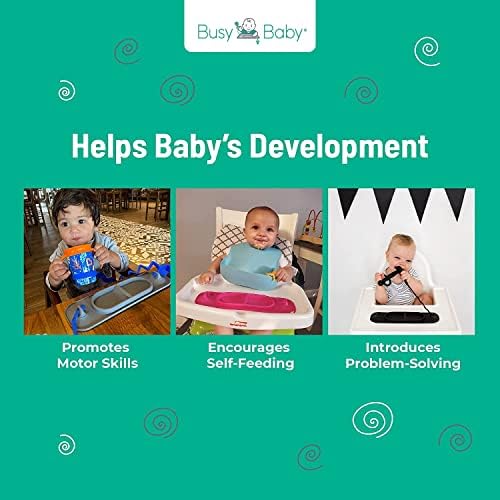 תינוק עסוק מחצלת / סיליקון מיני יניקה מפית לתינוקות ופעוטות עם מתכוונן רצועות לצרף צעצועים / לשמור צעצועי מהרצפה,