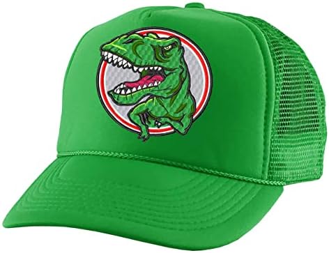 כל מגמות דינוזאור נהג משאית כובע רקום מגניב דינו גרפי קיץ כובע