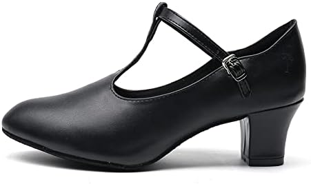 MSMAX בנות נעליים לטיניות נעליות עור מקצועיות נשפים מודרניים למשאבת חתונה מודרנית לריקוד