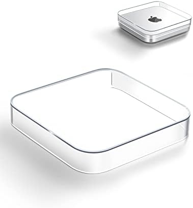 Vaydeer Acrylic Destop Mac Mini Case תואם ל- Apple Mac Mini 2010-2020 MAC Mini Dust Cover עבור Mac Mini M1
