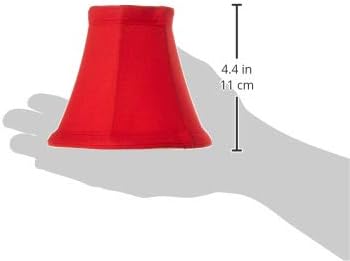רויאל עיצובים 5 אדום פעמון נברשת מנורת צל, 3 איקס 5 איקס 4.5