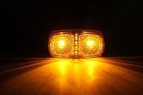 1 ענבר 4 צמד LED פינוי פנדר פגוש סמן עם אור קרוואן משאית רפלקס