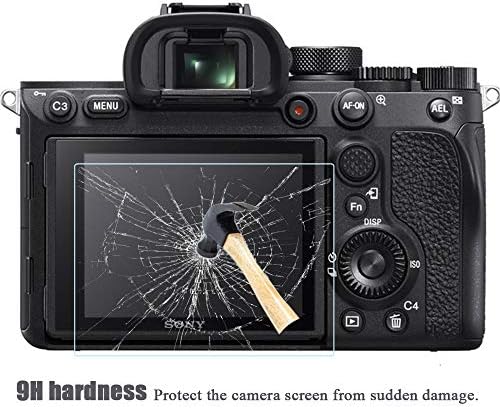 מגן מסך מצלמה של EOS R10 עבור Canon EOS R10 מצלמה נטולת מראה, אש סלע אולטרה ברור 9H קשיות מכסה זכוכית מחוסמת לחבילות Canon