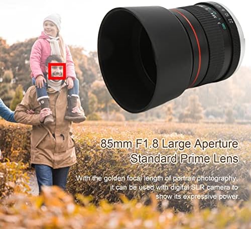עדשת דיוקן מסגרת מלאה של ג'ונוו, עדשת מצלמת צמצם גדולה 85 ממ F1.8 EF Mount Manual מיקוד 28.3 ° זווית צפייה למצלמת 5D4