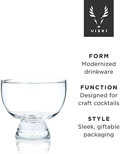 סט כוסות ויסקי מזקל של 2-פרימיום זכוכית טקילה צלולה קריסטל, כוסות קוקטייל מזקל בסיס כבד ללא גזע, סט מתנה לכוס משקאות