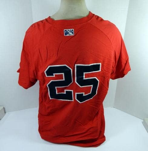 2008 GWINNETT BRAVES ALVIN COLINA 25 GAME CALE CONERID JERSEY 2XL DP44006 - GAME CAME