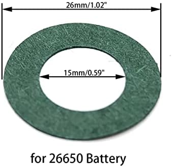 210 יחידות 26650 ליתיום סוללה מבודד טבעת עצמי דבק חלול נייר כרית בידוד חשמלי דבק נייר ירוק