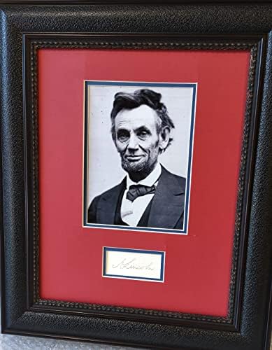 חתימת הנשיא אברהם לינקולן
