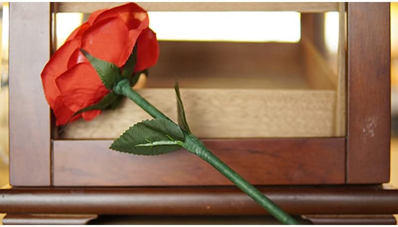 סומג ורד משי קסם טריקים ורד לבן לצבע אדום שינוי פרח קסם משי לקוסמים אשליות שלביות גימיקים מנטליזם מנטליזם