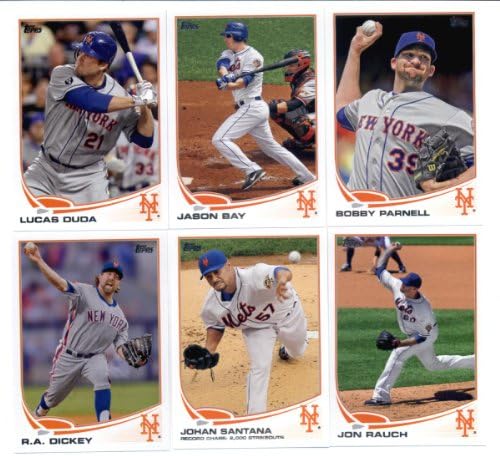 2013 Topps Baseball New York Mets Team Set Set - 33 קלפים!