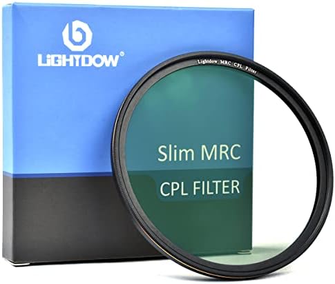 LightDow MRC מקטף מעגלי CPL עדשות מסנן שוט זכוכית אופטית דק דק דק עם מסנני קיטוב מעגליים מרובי-מצופים