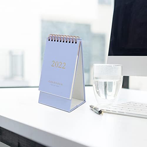 לוח שולחן שולחן משרדים של קאבילוק לוח השנה של שולחן השולחן 2022 היפוך לוח חודשי עומד על לוח השנה הקיר הקול לוח שנה תמידי לתכנון