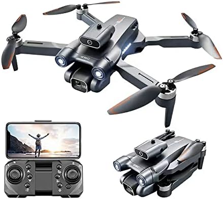 Drone Afeboo עם מצלמת HD 1080p למבוגרים, שלט רחוק מתקפל Quadcopter wifi fpv וידאו חי, אחיזת גובה, מצב ללא ראש, המראה