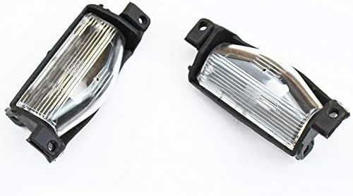 (חבילה של 2 לוחית רישוי מנורת אור מעטפת כיסוי עבור מאזדה 2 3 מ '2 מ' 3 2011-2013 בס1ה-51-274ה בס1ה-51-274ה