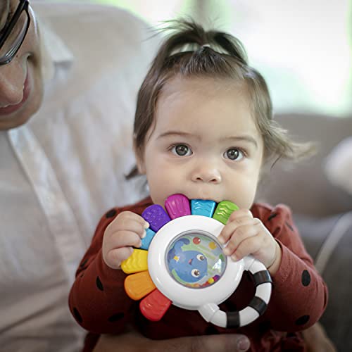תינוק איינשטיין מצטיין אופוס התמנון החושני החושני והצעצוע הרב-שימושי, BPA בחינם וצינה, 3 חודשים ומעלה, צבעוני