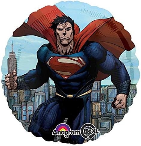אנגרם סופרמן-מן של בלון נייר פלדה, 18 , צבעוני