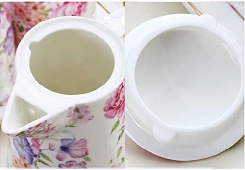 פרח HDRZR עצם עצם סין סט תה עם מגש סט כוס קרמיקה סט קיבולת גדולה סט תה תה ביתי