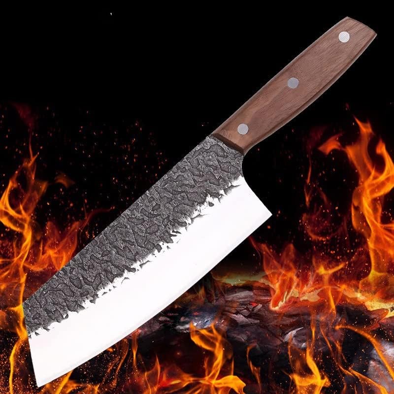 סכין קופיץ, קופיץ בשר, סכיני מטבח מזויפים ביד סכום סכין שף הקצב חותך קופיץ בשר רב תכליתי סכיני גיוטו חיתוך