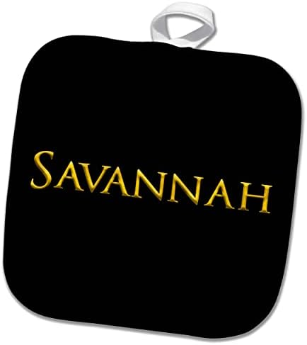 3DROSE SAVANNAH שם תינוקות פופולרי באמריקה. צהוב על שחור - פוטלים