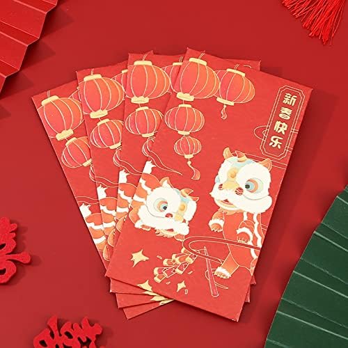 אדום מנות גמיש המשמח סיני אדום מעטפות 10 יח ' אריזה מעולה 4